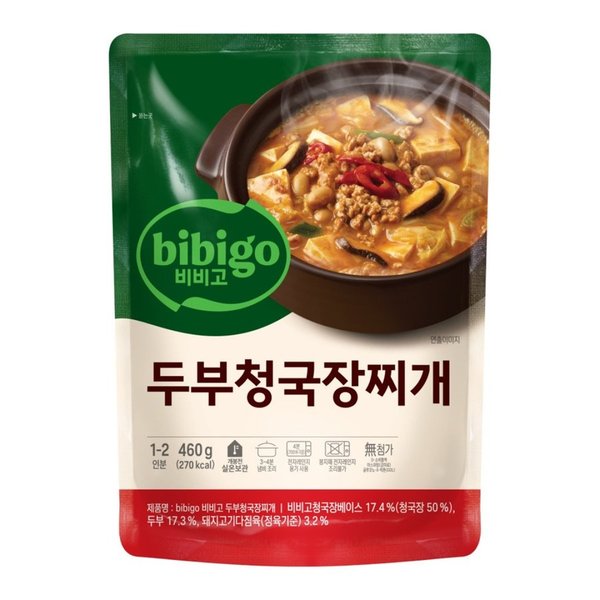 CJ 비비고두부청국장찌개 460G