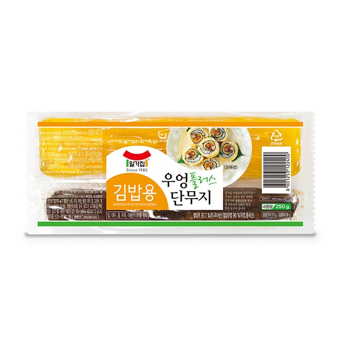 일미 우엉플러스단무지250g