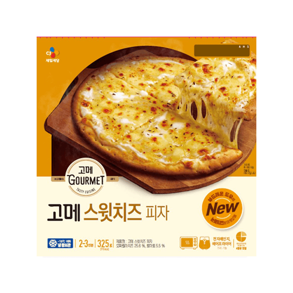 CJ 고메 스윗치즈 피자 325G