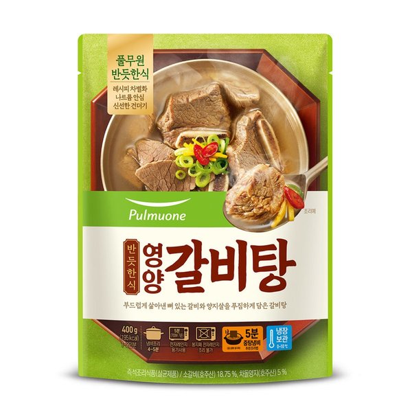 풀무원 반듯한식 영양갈비탕 400G