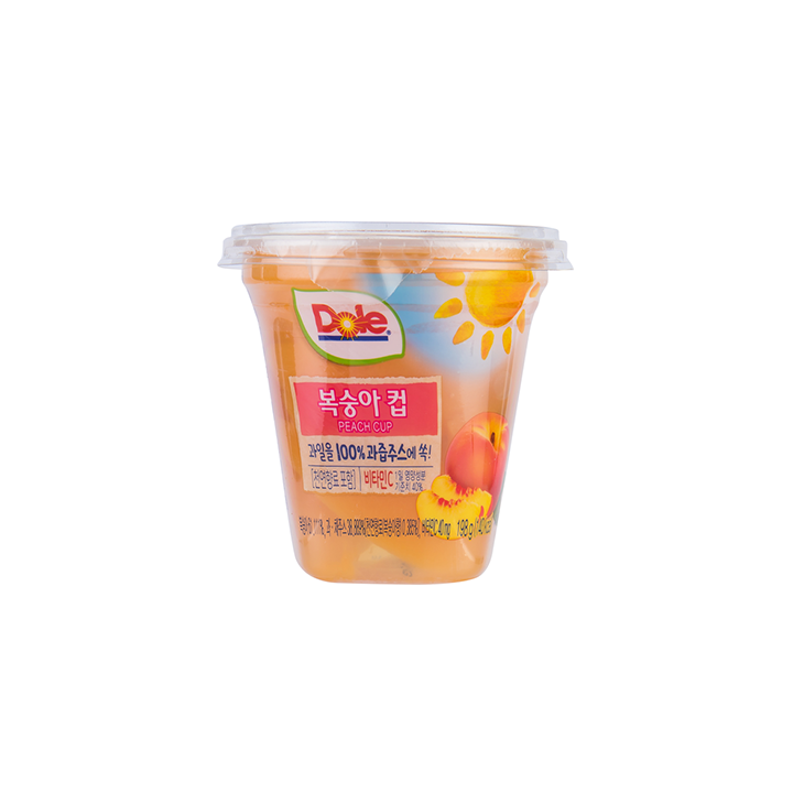 Dole 복숭아 컵 198g