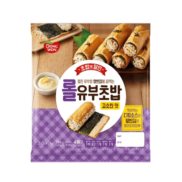동원 고소 롤유부초밥 254g