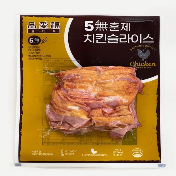 품애복 훈제치킨 슬라이스 400G