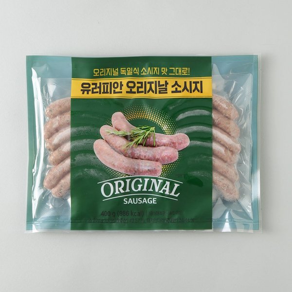 유러피안 오리지날 소시지 400G(팩)/냉동