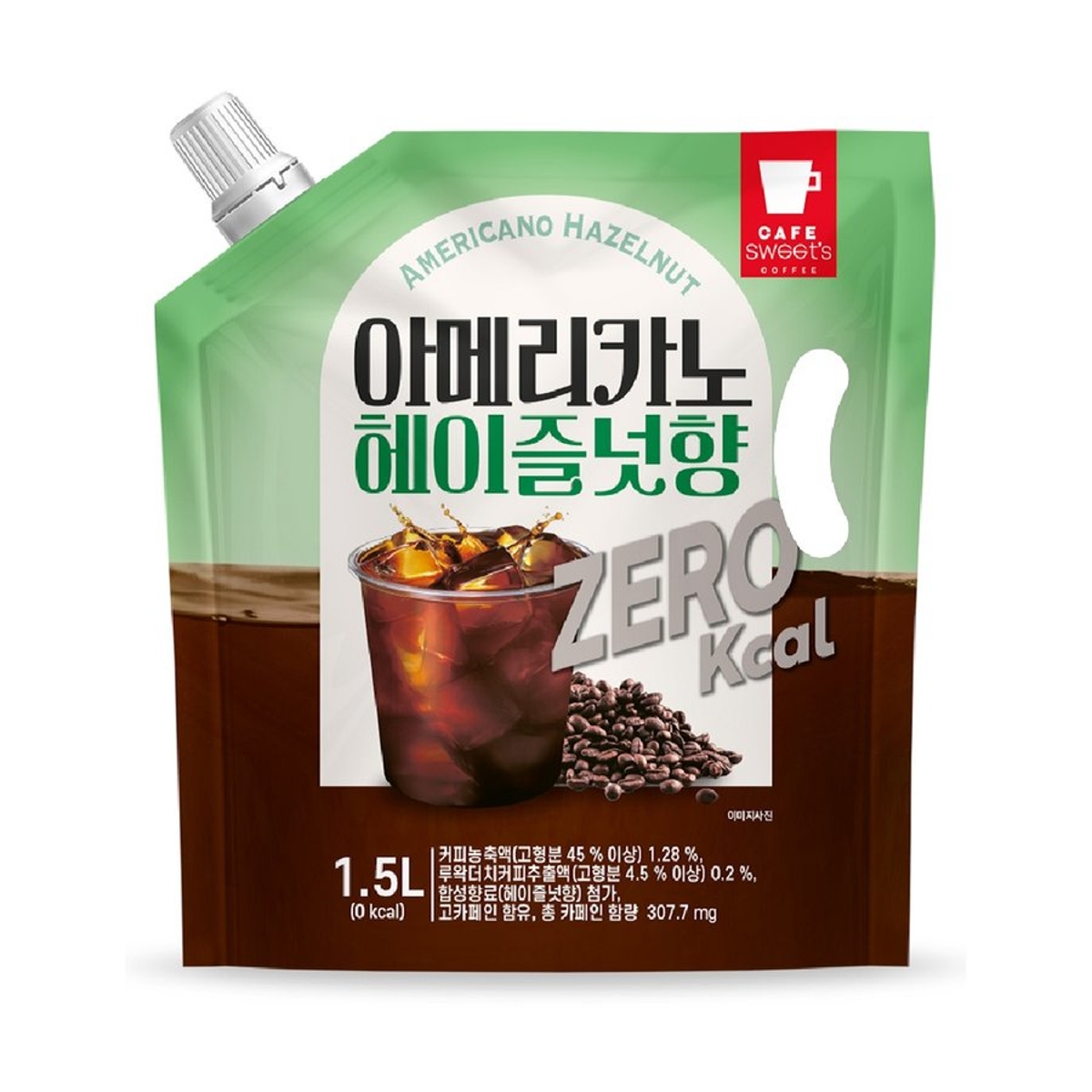 아메리카노 헤이즐넛향 제로 1.5L