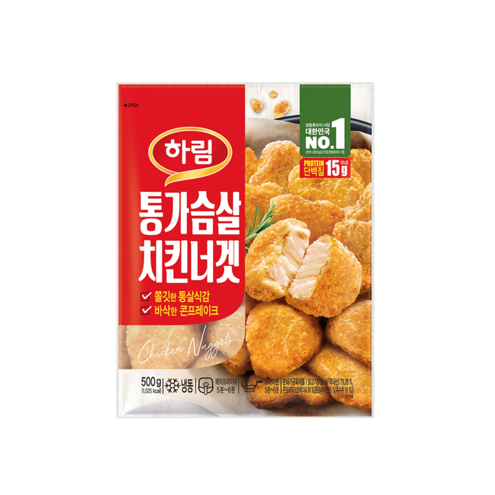 하림 통가슴살치킨너겟500g