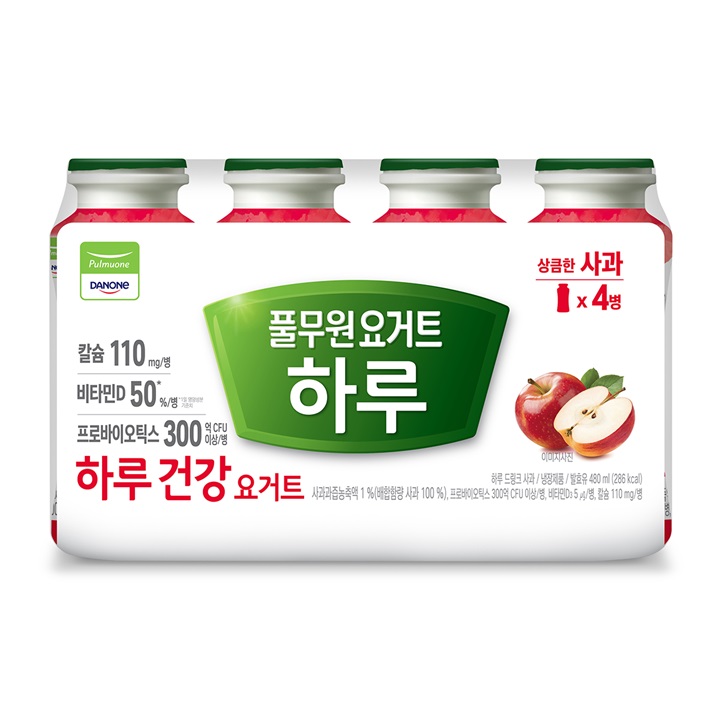 다논 하루요거트 사과 120ml*4