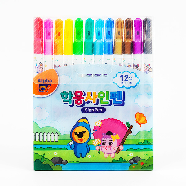 사인펜세트/몽필이/12색/세트/1/code 8349640